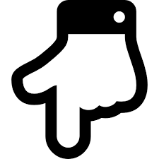 dedo icono