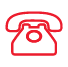 Teléfono boton rojo