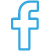 boton facebook azul matangazo